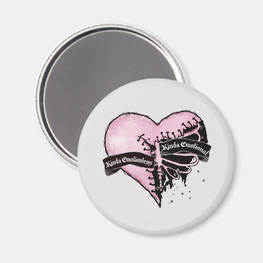 Pastel Gothic Heart | Emotioneel en onbeweeglijk Magneet (Voorkant / Achterkant)