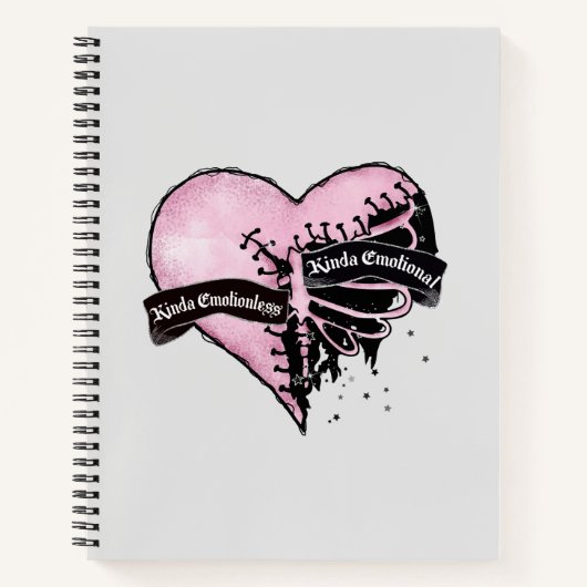 Pastel Gothic Heart | Emotioneel en onbeweeglijk Notitieboek (Voorkant)
