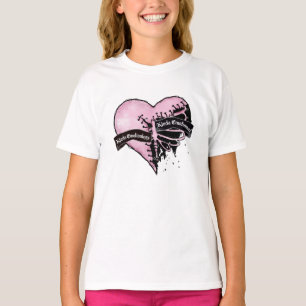 Pastel Gothic Heart   Emotioneel en onbeweeglijk T-shirt