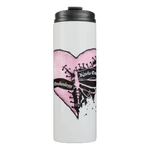 Pastel Gothic Heart Emotioneel en onbeweeglijk Thermosbeker