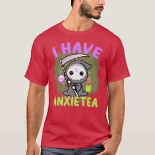 Pastel Gothic ik heb Aniety Kawaii Grim Tea Gift T-shirt