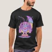 Pastel Gothic Kawaii Cryptid Moth Pastel Gothic T-shirt (Voorkant)