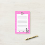 Pastel Gothic Kawaii Mermaid Memos 4x6 Notitieblok Post-it® Notes (Op bureau)