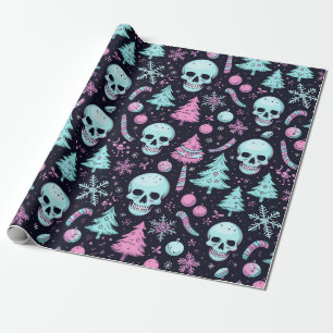 Pastel Gothic Kerst Cadeaupapier