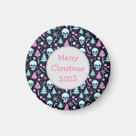 Pastel Gothic Kerst Magneet