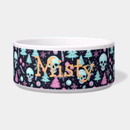 Pastel Gothic Kerst Voerbakje