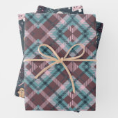 Pastel Gothic Kerstmis Inpakpapier Vel (In situ)