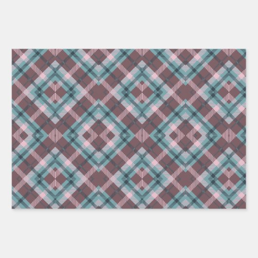 Pastel Gothic Kerstmis Inpakpapier Vel (Voorkant)