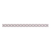 Pastel Gothic Kitsch Skull & Crossbones Grosgrain Lint (Voorkant)
