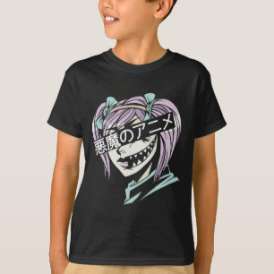 Pastel Gothic Manga Aesthetic Girl Creepy Anime T-shirt