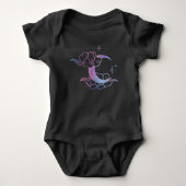 Pastel Gothic Moon Cute Moon Art Romper (Voorkant)