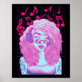 Pastel Gothic Music Lover Poster (Voorkant)