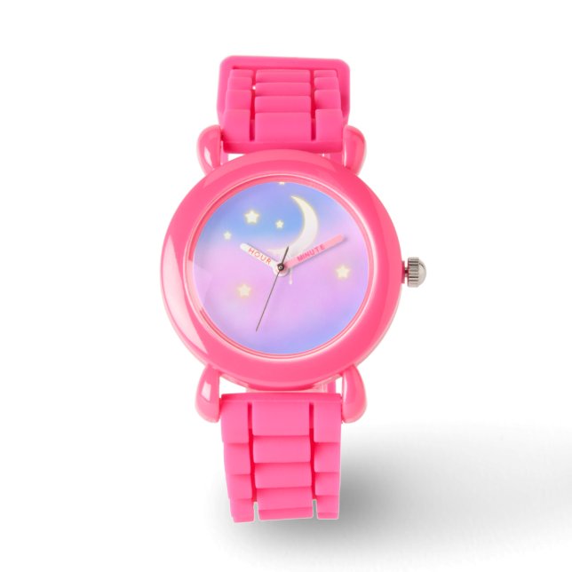 Pastel Gothic Nachtlucht Horloge (Voorkant)