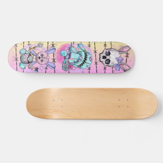 Pastel Gothic Nachtmerrie Persoonlijk Skateboard (Horizontaal)
