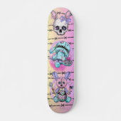 Pastel Gothic Nachtmerrie Persoonlijk Skateboard (Voorkant)