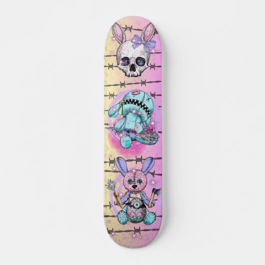 Pastel Gothic Nachtmerrie Persoonlijk Skateboard (Voorkant)