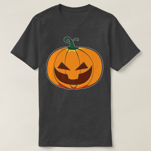Pastel Gothic Nu Halloween Cute Pumpkin Jackolante T-shirt (Design voorkant)