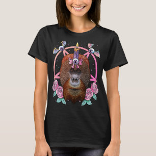 Pastel Gothic Orangutan Pagan Creepy Menhera Orang T-shirt
