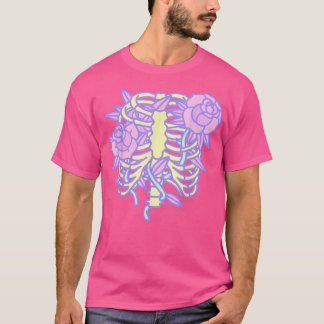 Pastel Gothic Rib Cage Creepy Cute Soft Grunge Kaw T-shirt