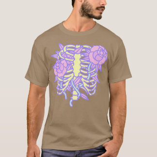 Pastel Gothic Rib Cage Creepy Cute Soft Grunge Kaw T-shirt