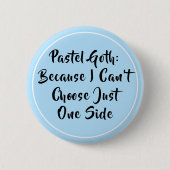 Pastel-Gothic Ronde Button 5,7 Cm (Voorkant)