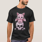 Pastel Gothic Schattige Creepy Anime Esthetische K T-shirt (Voorkant)