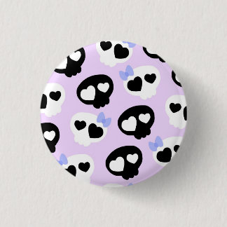 Pastel Gothic Skulls Ronde Button 3,2 Cm