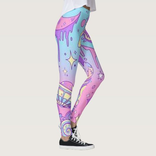 Pastel Gothic Space Leggings (Rechts)