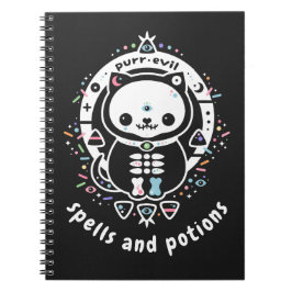 Pastel Gothic Spellen en Potions Witch's Notitieboek