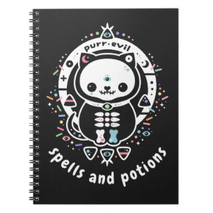 Pastel Gothic Spellen en Potions Witch's Notitieboek