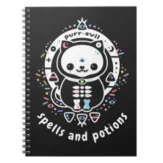 Pastel Gothic Spellen en Potions Witch's Notitieboek