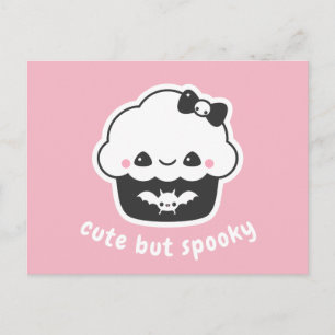 Pastel Gothic Spooky Cute Cupcake Briefkaart