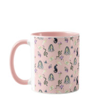 Pastel Gothic Story Pattern roze