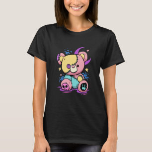 Pastel Gothic Teddy Bear Voodoo Doll Karma Hallowe T-shirt