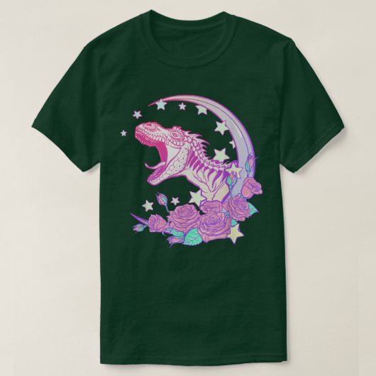 Pastel Gothic Tre T Vaporwave esthetisch T-shirt (Design voorkant)