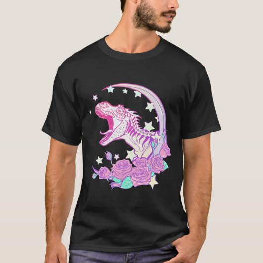 Pastel Gothic Trex TShirt - Vaporgolf esthetisch (Voorkant)