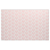 Pastel gothic valentijnen roze hart schedel stof (Yard (91,4 cm))