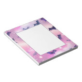 Pastel Gothic vleermuispatroon Notitieblok (Schuin)