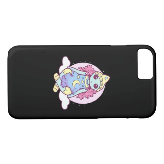 Pastel Gothic Whimsigoth Clown Ragdoll Case-Mate iPhone Case (Achterkant (Horizontaal))