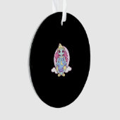 Pastel Gothic Whimsigoth Clown Ragdoll Ornament (voorkant)
