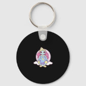 Pastel Gothic Whimsigoth Clown Ragdoll Sleutelhanger (Voorkant)