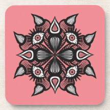 Pastel Gothic Witch Design - Zwart Roze Monster