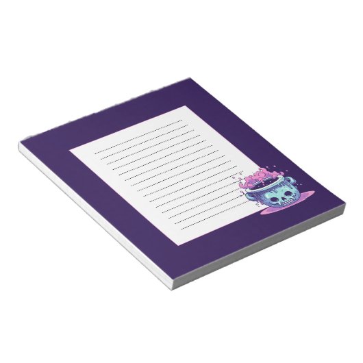 Pastel Gothic Witch's Brew Notitieblok (Schuin)