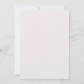 Pastel Gouden Blad Bruiloft Kaart (Achterkant)
