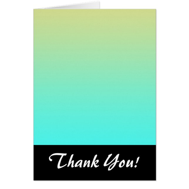 Pastel Gradiënt Achtergrond Turquoise Geel (Voorkant)
