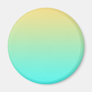 Pastel Gradiënt Achtergrond Turquoise Geel Magneet
