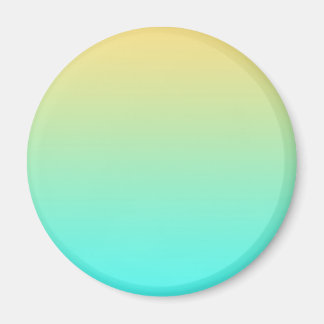Pastel Gradiënt Achtergrond Turquoise Geel Magneet