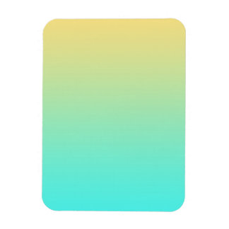 Pastel Gradiënt Achtergrond Turquoise Geel Magneet