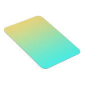 Pastel Gradiënt Achtergrond Turquoise Geel Magneet (Rechterzijde)