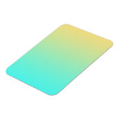 Pastel Gradiënt Achtergrond Turquoise Geel Magneet (Linkerzijde)